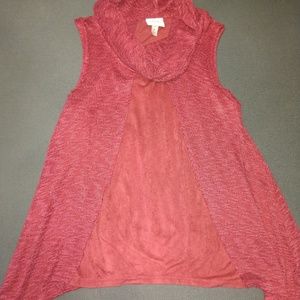 Knox Rose Slouch neck sleeveless sweater